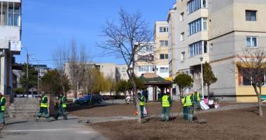 Primăria Mangalia a început reamenajarea spațiilor verzi