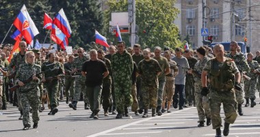 Stire din Actualitate : "Parada prizonierilor de război" din Donețk "nu are nimic umilitor"