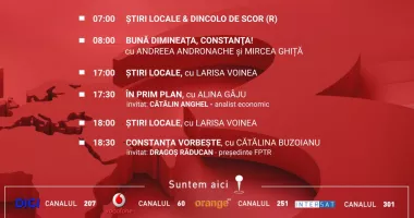 Stire din Actualitate : Programul zilei de marți, 10 martie, de la Antena 3 Constanța