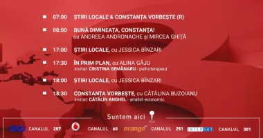 Stire din Actualitate : Programul zilei de miercuri, 28 ianuarie, de la Antena 3 Constanța