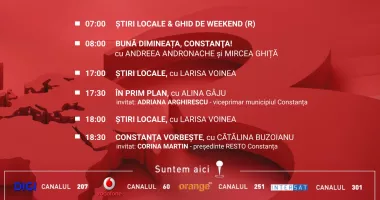Stire din Actualitate : Programul zilei de vineri, 27 februarie, de la Antena 3 Constanța