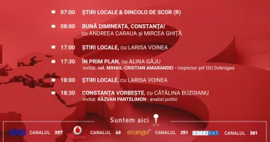 Stire din Actualitate : Programul zilei de marți, 3 martie, de la Antena 3 Constanța
