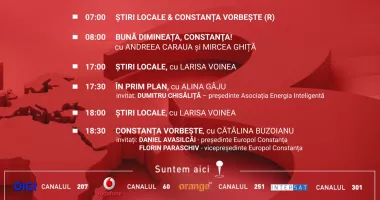 Stire din Actualitate : Programul zilei de miercuri, 4 martie, de la Antena 3 Constanța