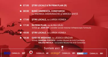 Stire din Actualitate : Programul zilei de joi, 12 martie, de la Antena 3 Constanța