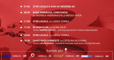 Stire din Actualitate : Programul zilei de vineri, 13 martie, de la Antena 3 Constanța