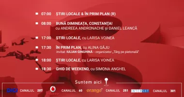 Stire din Actualitate : Programul ziliei de joi, 21 mai, de la Antena 3 Constanța