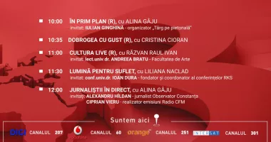 Stire din Actualitate : Programul zilei de duminică, 24 mai, de la Antena 3 Constanța