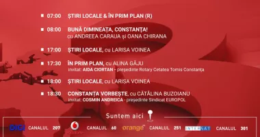 Stire din Actualitate : Programul zilei de miercuri, 27 mai, de la Antena 3 Constanța