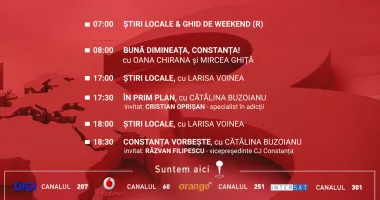 Programul zilei de vineri, 5 iunie, de la Antena 3 Constanța
