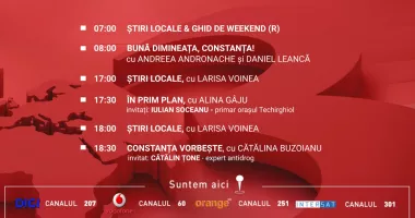 Programul zilei de vineri, 19 iunie, de la Antena 3 Constanța