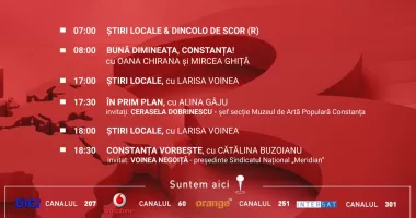Programul zilei de marți, 23 iunie, de la Antena 3 Constanța