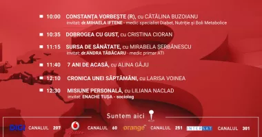 Programul zilei de sâmbătă, 13 iunie, de la Antena 3 Constanța