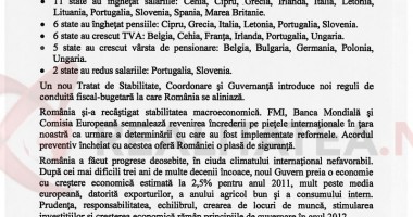PROGRAMUL DE GUVERNARE al Cabinetului Ungureanu - 2