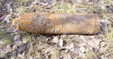 ALERTĂ! Proiectil neexplodat, găsit de muncitori