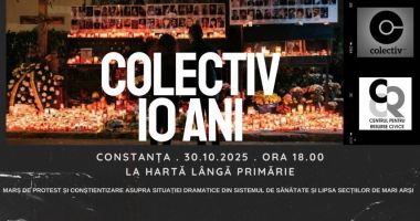 Zece ani de la Colectiv. Marș comemorativ și protest la Constanța - 2