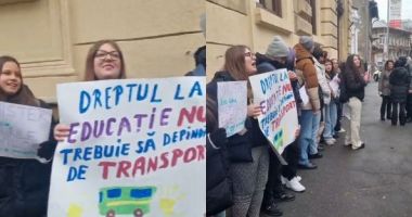 Stire din Cultură-Educație : Protest al elevilor: „Ministerul să ne vadă, facem orele în stradă”