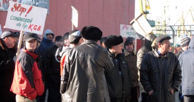 Protestul "mogâldanilor"  din portul Constanța - 3