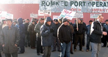 Protestul "mogâldanilor"  din portul Constanța - 5