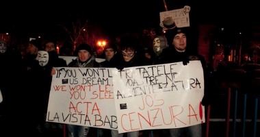 Și Constanța a strigat împotriva ACTA
