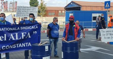 Protestul de la ușa companiei CSCT din portul Constanța a căpătat dimensiuni naționale - 3