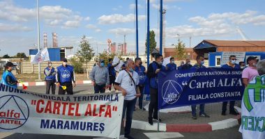 Protestul de la ușa companiei CSCT din portul Constanța a căpătat dimensiuni naționale - 5