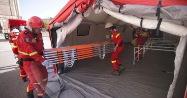 Stire din Eveniment : Exercițiu Seism 2018: Replică de 5,8 grade a cutremurului inițial. Echipele au pornit în teren pentru a evalua situația