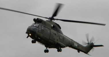 Elicopter al Forțelor Aeriene Române, prăbușit