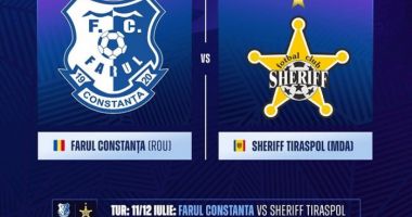 Stire din Sport : Farul Constanța va juca cu Sheriff Tiraspol, în primul tur preliminar al Ligii Campionilor