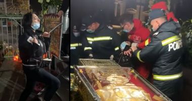 Stire din Actualitate : O femeie care ţipă în faţa moaştelor Sfintei Parascheva, "tratată" de pompieri şi jandarmi: „Urletele au încetat când a atins racla"