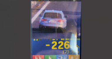Stire din Eveniment : A rămas fără permis pentru că voia să ”decoleze” cu 226 km/h... către Ovidiu