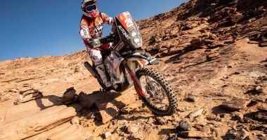 Raliul Dakar 2021. Emanuel Gyenes, al treilea la clasa Malle Moto