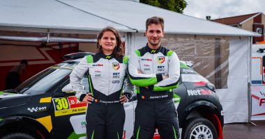 Al treilea podium consecutiv pentru fraţii Maior în Campionatul European de Raliuri