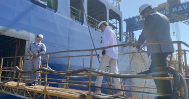 GALERIE FOTO. Ministrul Muncii şi Protecţiei Sociale, Raluca Turcan, în vizită la Şantierul Naval Constanţa - 4