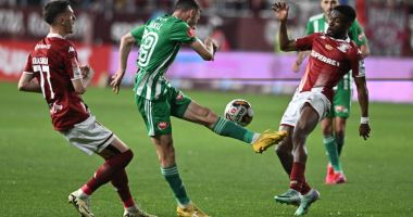 Stire din Sport : Rapid, învinsă acasă de Sepsi OSK Sfântu Gheorghe, în play-off-ul Superligii