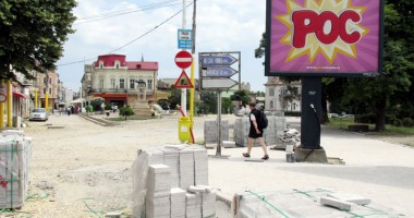 Stire din Constanța focus : Galerie FOTO. Zona istorică a Constanței, răscolită de escavatoare. Cum au avansat lucrările în Peninsulă
