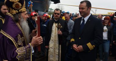 Vânt bun din pupa, "Histria Atlas"! Tancul de produse petroliere și chimice de 40.000 tdw a primit botezul - 13