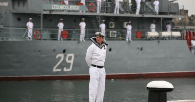 Stire din Eveniment : Fregata "Regele Ferdinand", în misiune împreună cu un elicopter Puma Naval