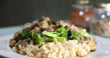Stire din Diverse : Risotto cu broccoli la cuptor