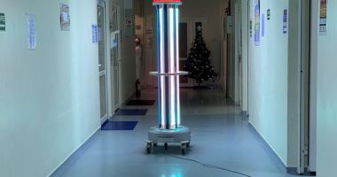 Robot pentru dezinfecția saloanelor, la Spitalul Clinic de Boli Infecțioase Constanța - 2