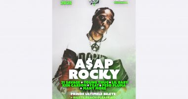 Stire din Cultură-Educație : Anunț exploziv: A$AP ROCKY vine la „Beach, Please!” 2025. Costineștiul devine scena hip-hop-ului global