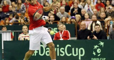 Stire din Sport : Tenis: Elveția - Italia 3-2, în semifinalele Cupei Davis