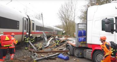 Stire din Actualitate : Un român a provocat un grav accident feroviar în Hamburg. Un mort şi 25 de răniţi