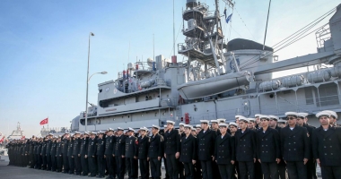Stire din Eveniment : Nava școală TCG "Sokullu Mehmet Pașa" a acostat în portul Constanța
