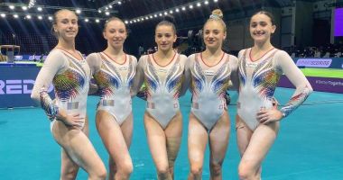 România, locul 4 în finala pe echipe de la Campionatul European de Gimnastică de la Rimini