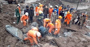 Stire din Actualitate : Alunecare de teren în China. Bilanț definitiv: 46 morți, între care 19 copii