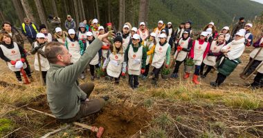 De Ziua Sustenabilității în România angajaţii Rompetrol plantează 10.000 de puieți forestieri în județul Sibiu