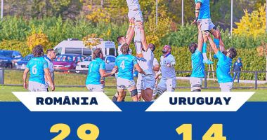 Stire din Sport : Rugby: România a învins Uruguay cu 29-14, într-un meci-test disputat în Italia
