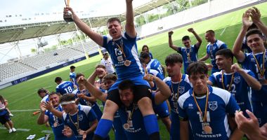 Stire din Sport : Medalii de bronz pentru echipa de rugby U18 a celor de la CSM Constanţa