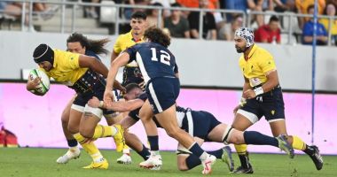 Stire din Sport : România, învinsă de echipa Statelor Unite cu 31-17, într-un meci test de rugby