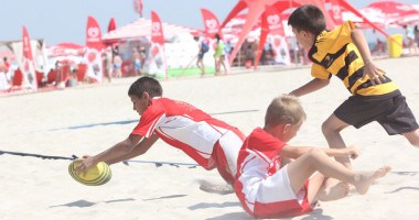 Stire din Sport : Eseuri la nisip, pe plaja din Mamaia